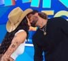 No último domingo (19), Ana Castela e Zé Felipe se beijaram no 'Domingo Legal', do SBT, e levaram a web ao delírio