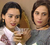 Na novela 'A Viagem' da Globo, Carmem (Suzy Rêgo) era muito amiga de Lisa (Andrea Beltrão).