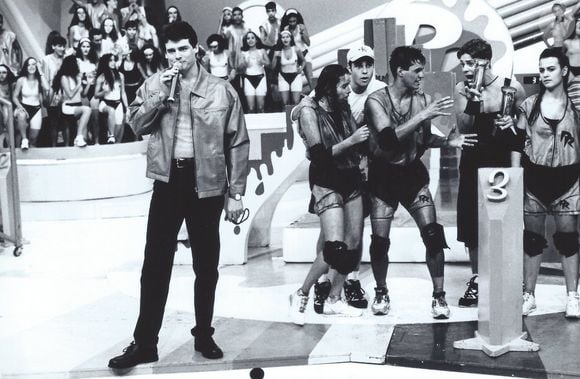 Celso Portiolli na mira da Globo: famoso se lançou apresentador no SBT em 1996 com o 'Passa ou Repassa'