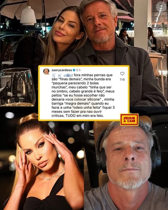 O desabafo de Saory Cardoso sobre Marcello Novaes