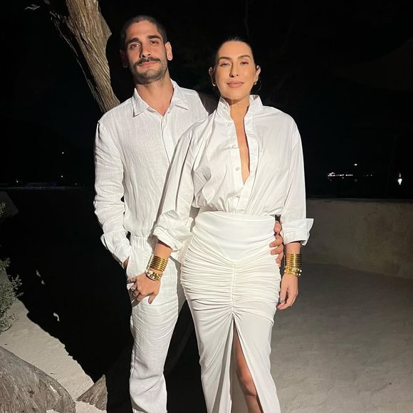 Fernanda Paes Leme e Victor Sampaio tiveram pilar, de dois anos