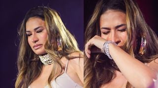 Em momento dramático no palco, Simone Mendes chora em show e lamenta: 'Uma das coisas piores para o artista'. Vídeo!