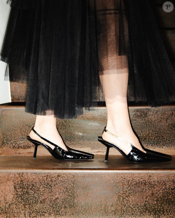 Detalhes dos sapatos de Alice Wegmann