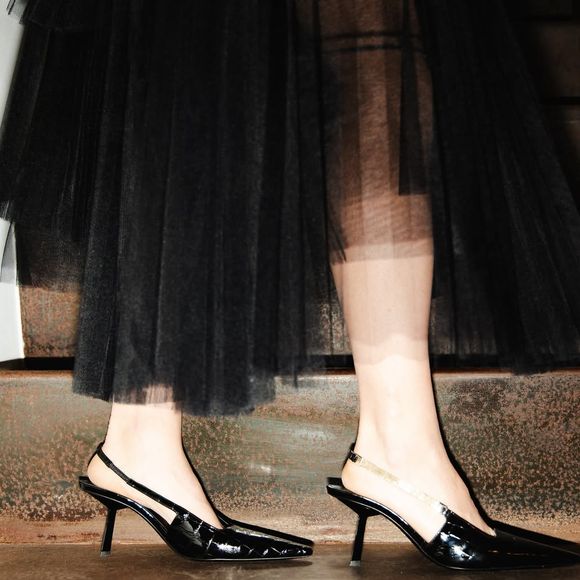 Detalhes dos sapatos de Alice Wegmann