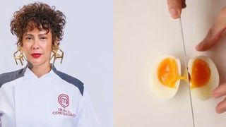 Aprendi com uma chef do 'MasterChef Profissionais' o segredo dos ovos cozidos perfeitos: trinque-os antes de levar à agua quase fervente e faça um banho-maria com gelo