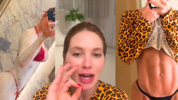 Bronze em dia, pelos descoloridos e barriga negativa: Virgínia Fonseca revela segredos de Rainha de Bateria para ensaio da Grande Rio