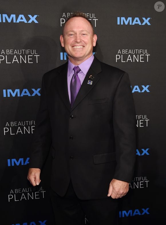 2016: Butch Wilmore na première do documentário 'A Beautiful Planet' em Nova York