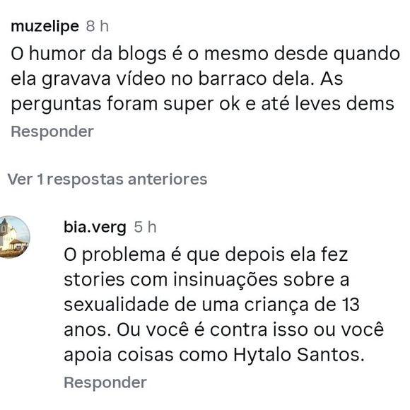 Paola Carosella defendeu a filha no Instagram