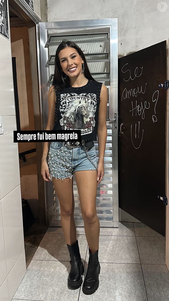 Ana Castela contou que não estava satisfeita com o corpo e decidiu mudar