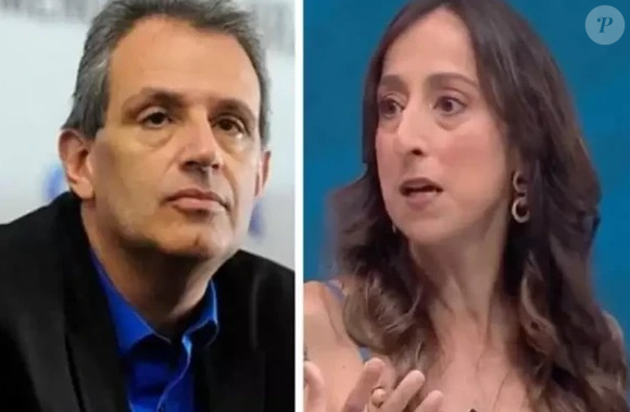 Luiz Eduardo Baptista atacou a jornnalista Renata Mendonça. da TV Globo