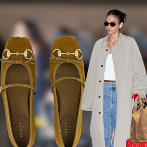 Nem New Balance, nem Samba: Bruna Marquezine dispensa tênis e prova o poder da sapatilha cor de caramelo em aerolook; atriz é fã deste tipo de calçado