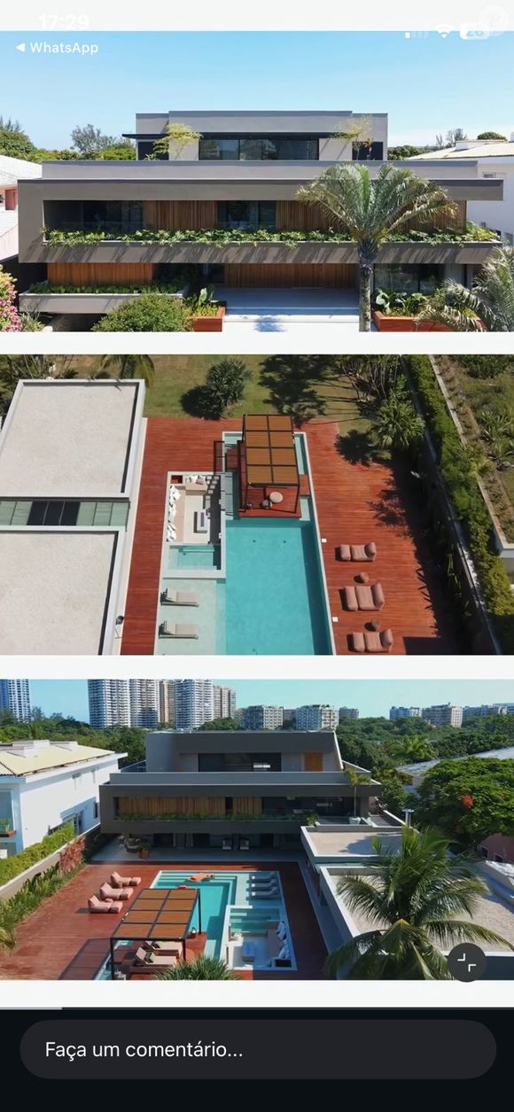 A mansão que o casal dividiu chama atenção pela sala de estar repleta de memórias, com prêmios importantes da carreira dos dois em destaque