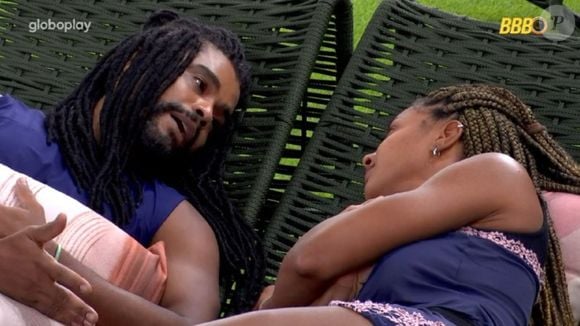 Diogo conseguiu se reaproximar de Aline no 'BBB 25'