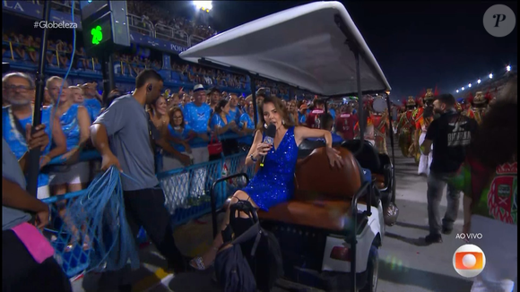 Mariana Gross cobriu o Carnaval 2026 pela TV Globo