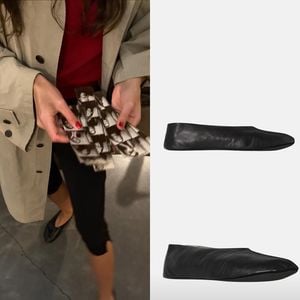 Quando o tênis encontra o balé: a sneakerina segue forte em 2026, com versões delicadas que já conquistaram Bruna Marquezine, vista usando modelo da The Row em Paris