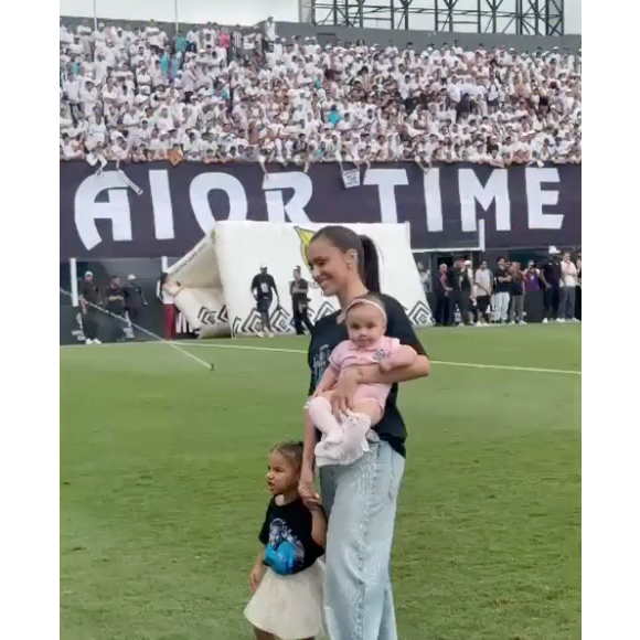 Preocupada com a enteada, Bruna Biancardi perguntou diversos momentos por ela e a manteve por perto