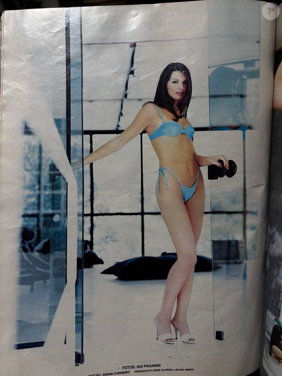 Luiza Ambiel aparece de biquíni na primeira foto de seu ensaio na Playboy