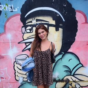 Mariana Goldfarb na festa de aniversário de Humberto Carrão