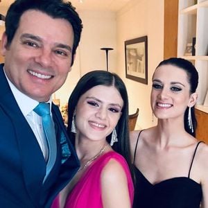 Celso Portiolli é pai de Laura, Luana e Pedro