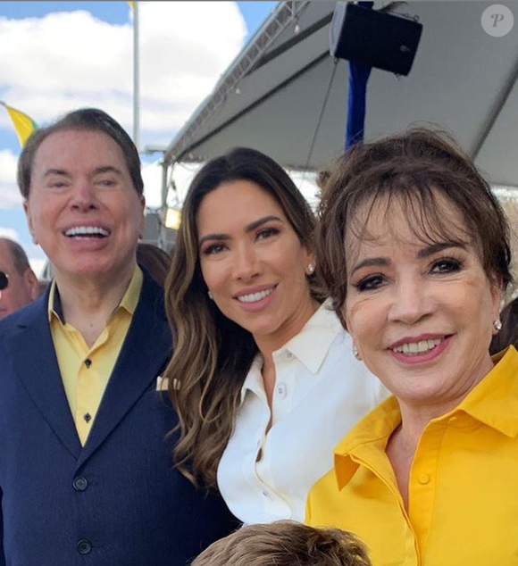 Silvio Santos e Iris Abravanel sempre apareciam juntos nas redes sociais da família e na mansão onde viveram