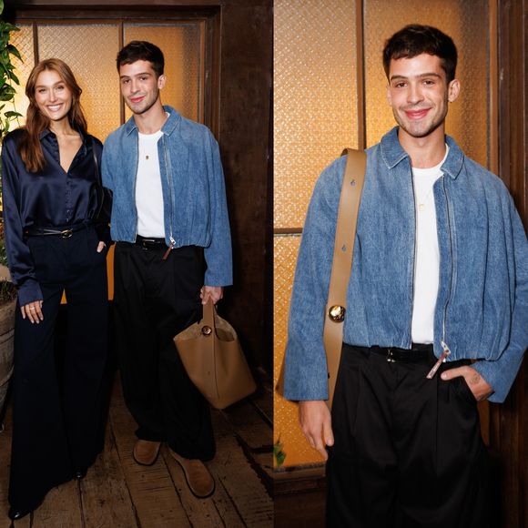 Nada de climão! Com bolsa grifada de R$ 13 mil, João Guilherme posa com Sasha, melhor amiga da ex-namorada Bruna Marquezine