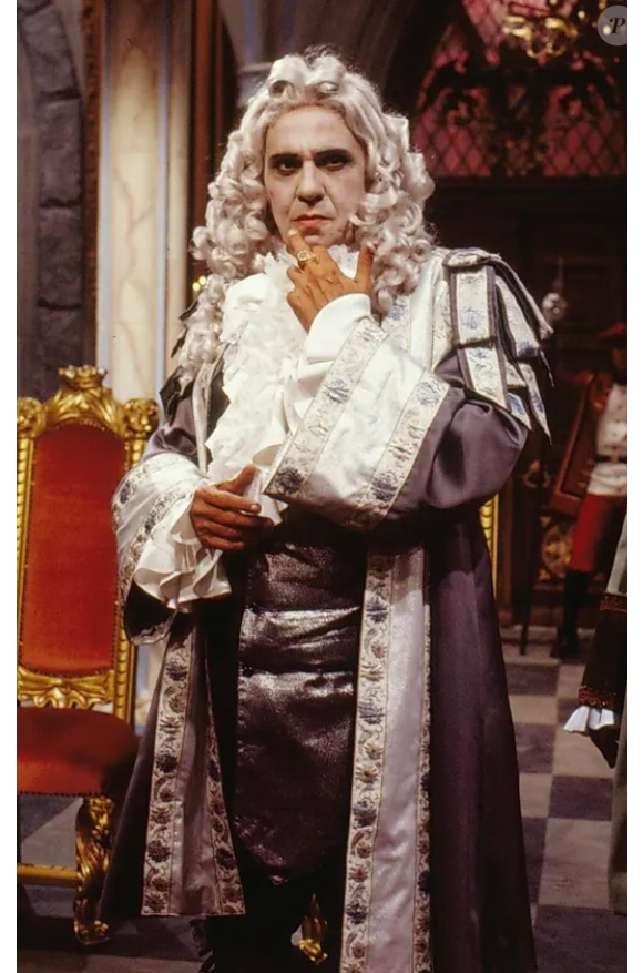 Ator Jorge Dória caracterizado na novela 'Que Rei sou eu'?