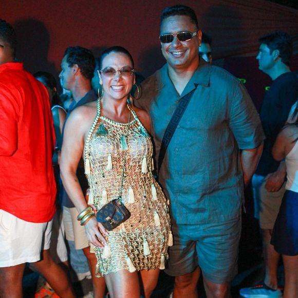 Carla Perez e Xanddy marcaram presença no show de Ivete Sangalo em Salvador