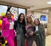 Brunna Gonçalves ainda grávida em foto com Ludmilla e família