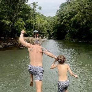 Filho de Sandy e Lucas Lima tem 11 anos. Os pais preferem preservar a imagem do menino e postam apenas registros onde o rosto dele não aparece