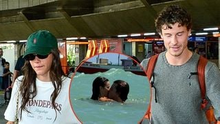 Bruna Marquezine e Shawn Mendes são flagrados dando beijão na praia (de novo!) e clima íntimo incendeia a web: 'E o pobre do João...'