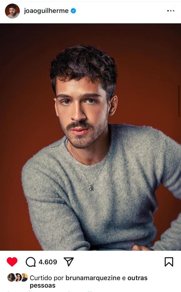 João Guilherme publicou uma foto em seu Instagram, nos últimos dias, e ela recebeu curtidas de vários famosos.