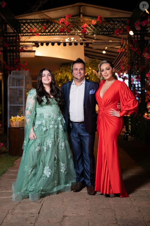 Filha de Tânia Mara teve festa com decoração da artista plástica Beta Luca. Já a organização foi responsabilidade do cerimonialista Thiago Hadi