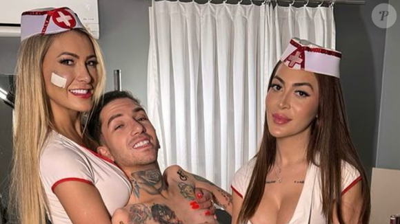 Andressa Urach também fez nova parceria com o cadeirante Gabriel Brito