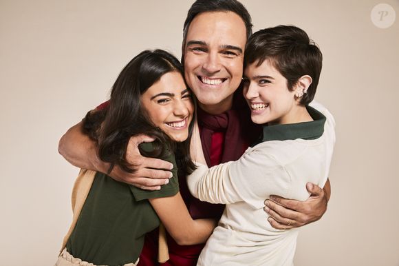 Tadeu Schmidt tem uma relação próxima com as filhas