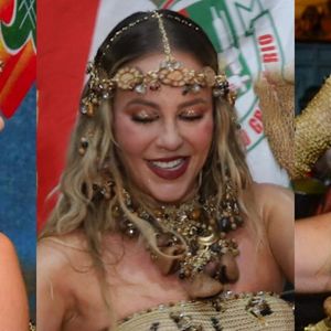 A onça voltou! Paolla Oliveira usa fantasia recortada e com bumbum à mostra em novo ensaio do pré-carnaval 2025. Fotos!