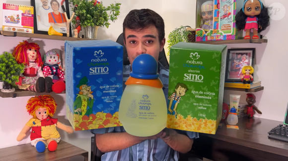 Com notas de bergamota, lavanda e âmbar, a colônia do Pedrinho se destacou como um dos aromas mais afetivos e inesquecíveis dos anos 2000