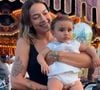Ex de Neymar, Carol Dantas brinca com Mel, filha caçula do jogador, pai de 4 e a à espera do 5º filho