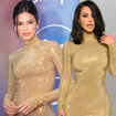 Bruna Marquezine dá ultimato na era 'clean girl': com vestido de alta-costura da Gucci de silhueta ajustada ao corpo e acabamento dourado brilhante, protagonista de 'Amor da Minha Vida' repete look grifado usado por Kim Kardashian no 'after' do Oscar 2026