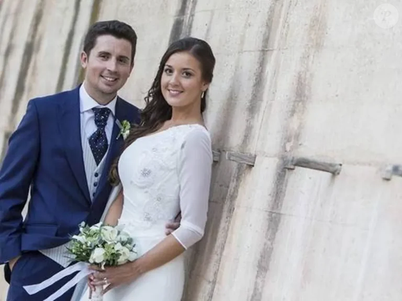 Os reais María Jesús Moreno, apelidada pela mídia como “Maje”, e Antonio Navarro Cerdán