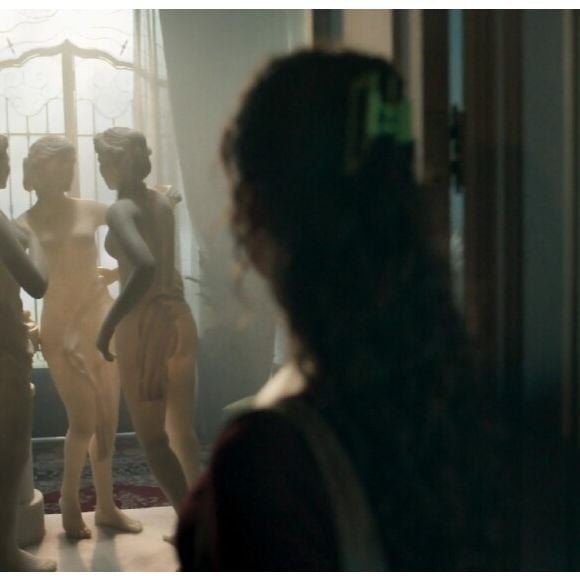 A entrada de Gerluce no cômodo secreto vai revelar detalhes sobre a escultura misteriosa que dá nome ao folhetim