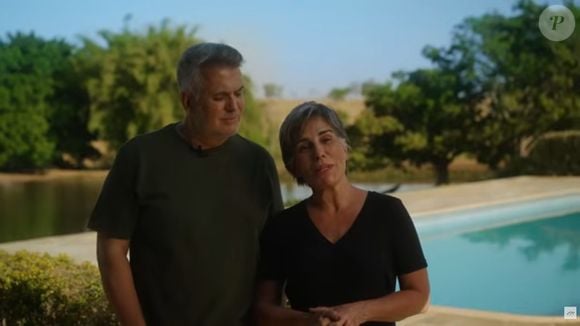 Gloria Pires e o marido, Orlando Morais, anunciam empreendimento em Santo Antônio de Goiás (GO) onde está localizada a Fazenda Terra Vermelha