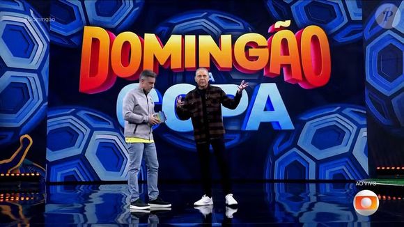Luís Roberto participou do 'Domingão com Huck' neste 5 de julho de 2026