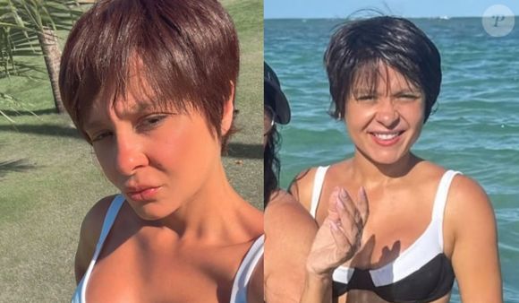 Maiara também mudou o visual ao usar uma lace curtinha