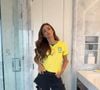 Grávida da 3ª filha com Neymar, Bruna Biancardi se produziu para assistir ao jogo do Brasil na Copa 2026