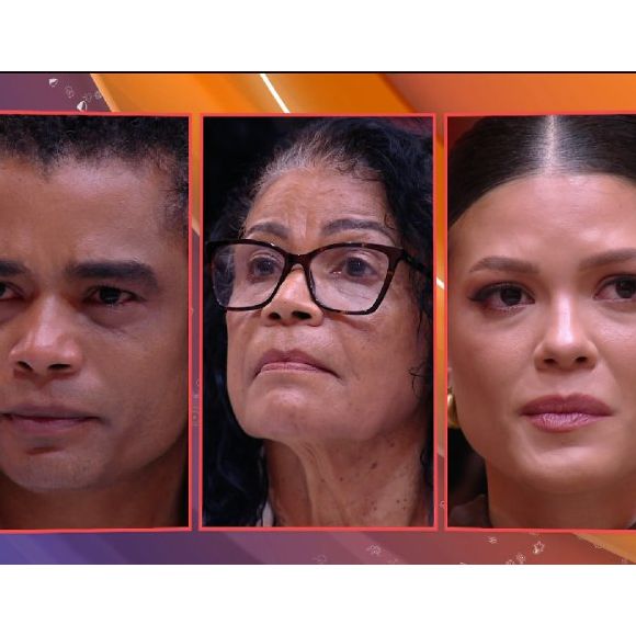 Diogo Almeida competiu no Paredão com a própria mãe, Dona Vilma, e Vitória Strada