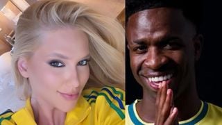Virgínia 'some' da web em dia de folga de Vini Jr. e internautas provocam: 'Marcando mais um gol do Brasil'