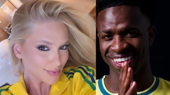 Virgínia 'some' da web em dia de folga de Vini Jr. e internautas provocam: 'Marcando mais um gol do Brasil'