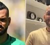 Antes e depois de Weverton: brasileiro mudou completamente o visual ao raspar a cabeça e deixar a barba bem baixa, quase raspada