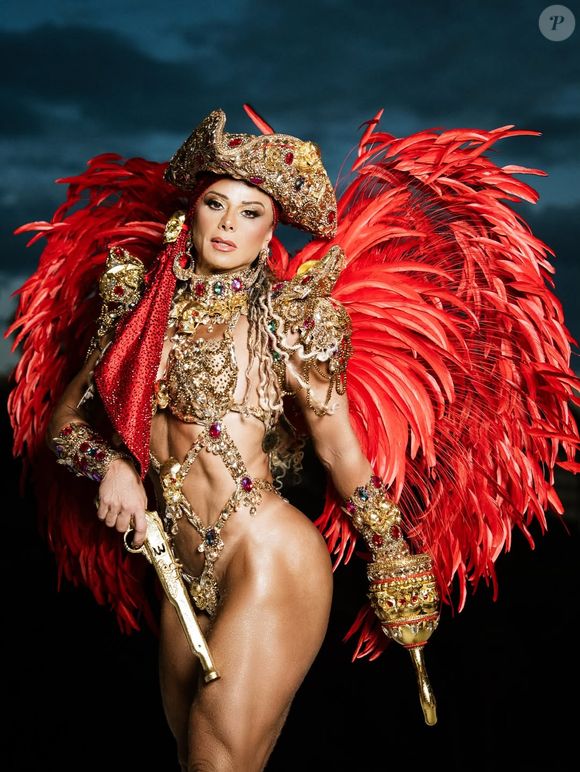 Rainha de bateria do Acadêmicos do Salgueiro desde 2008, Viviane Araújo viu a escola ser vice-campeã naquele ano