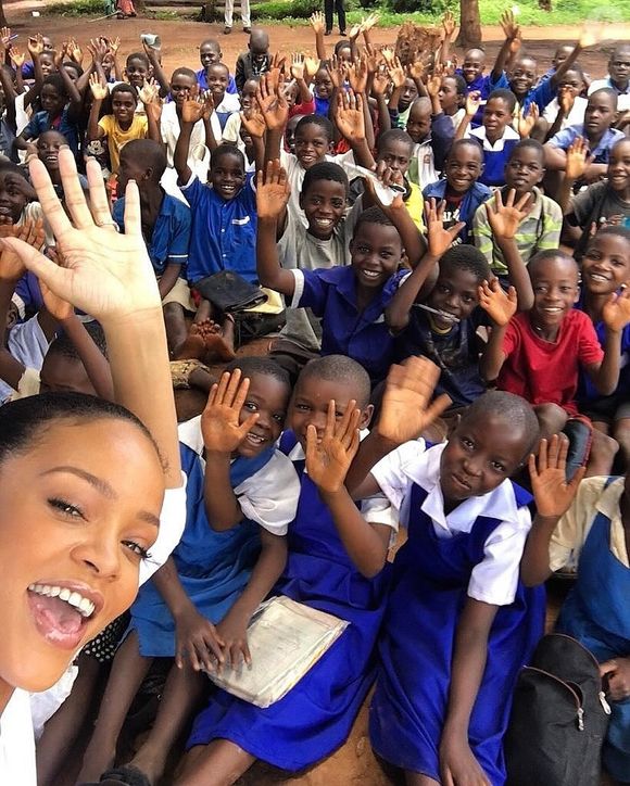 Através da Fundação Clara Lionel, Rihanna viajou até a África, onde conheceu as dificuldades da educação no Malawi e destinou fundos às crianças